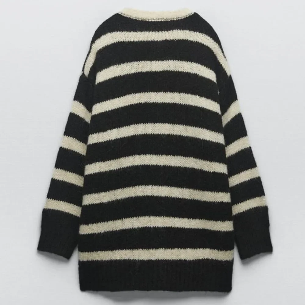 Zara Long Striped Cardigan New - Picture 11 of 11
